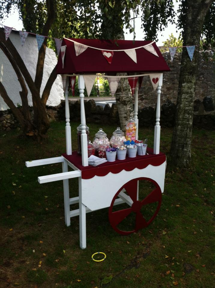 Our Candy Cart is available to hire on a DIY basis or a full hire.